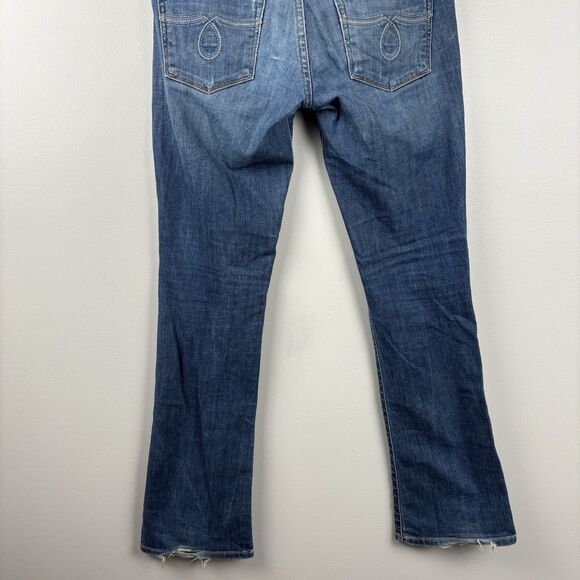 Lucky Brand Lola Boot Jeans Womens 2/26 Blue Medium Wash Denim Low Rise - Picture 10 of 16